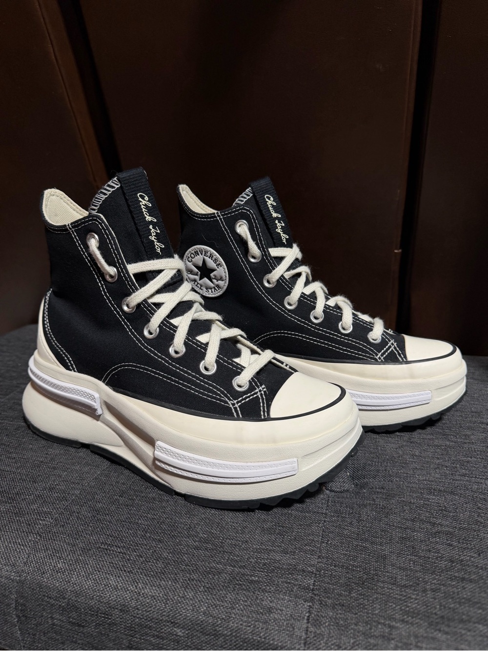 Converse Run Star Legacy CX Chuck Taylor Black Platform Sneakers Women’s 7.5 - Picture 6 of 13